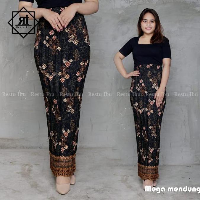 ROK PLISKET BATIK / ROK PLISKET / BAWAHAN KEBAYA / ROK KEBAYA / ROK WISUDA/ ROK SPAN BATIK Panjang W