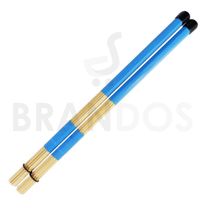 Stick Drum Brush Rod Dowel Rute Lidi Bambu - Biru