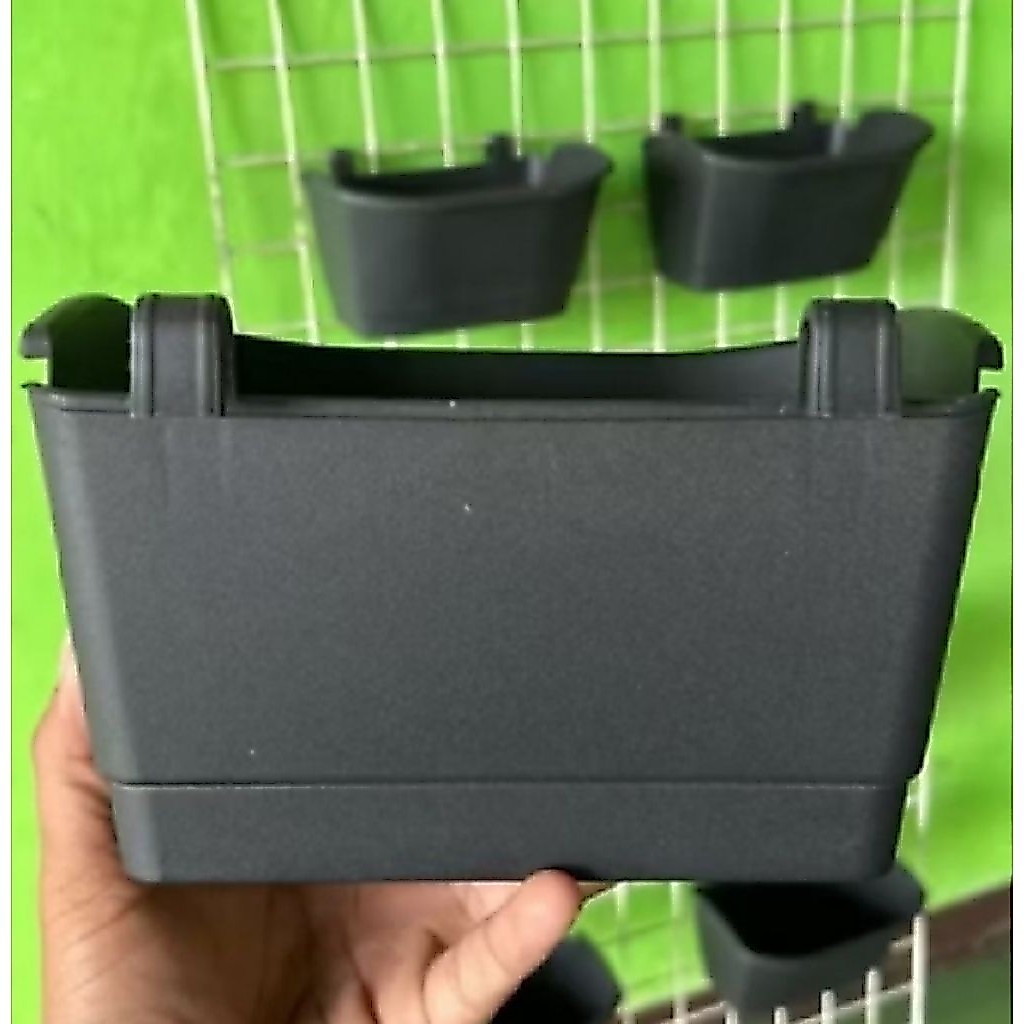 pot vertical garden hitam/pot dinding bougenvil hitam/pot cantel vertical garden hitam