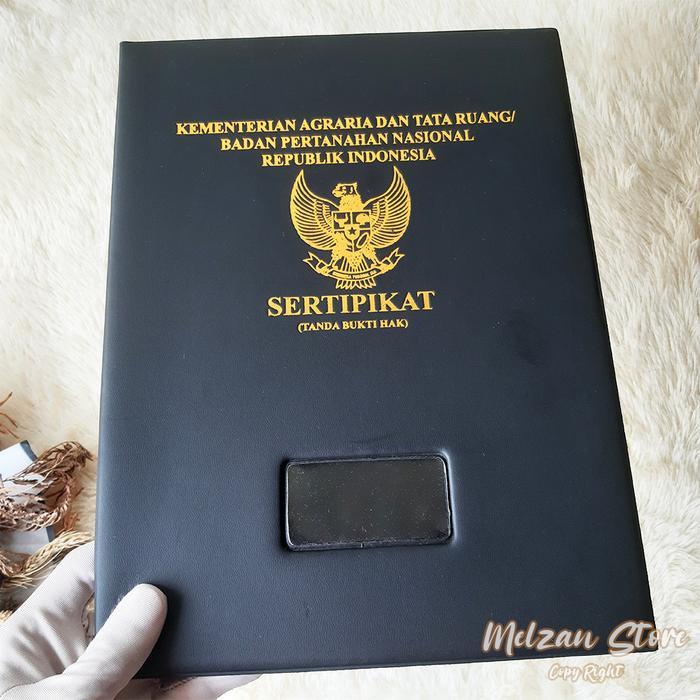 Sampul Sertipikat Tanah / Map Sertifikat Tanah / Sampul Surat Berharga - Hitam