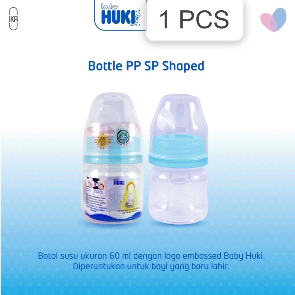 MC Huki Botol Susu Bayi Orthodontic 60ml CI0342 / Botol Susu Huki