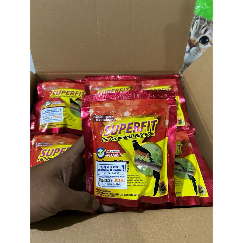 Superfit Red Pakan Burung Muray Gacor Berkualitas terlaris asli
