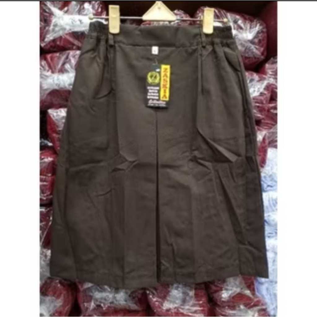 Rok Pramuka Pendek / Rok Pramuka SMA Pendek / Rok Coklat Pendek SMA / Rok Pramuka SMA Span Pendek