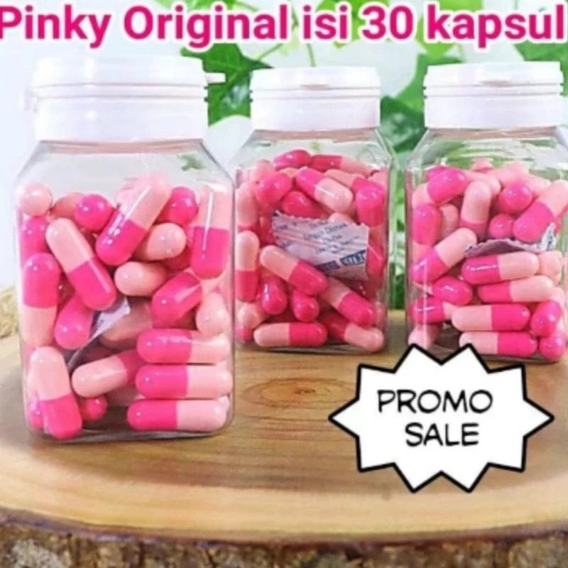 Serbuk KJP Pinky Pelangsing Obat Diet Kapsul 100% Herbal - 30 Kapsul