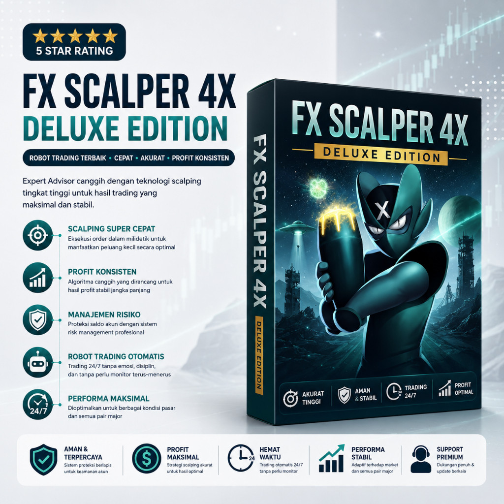 FX Scalper 4X MT4 Robot Trading Scalper Otomatis
