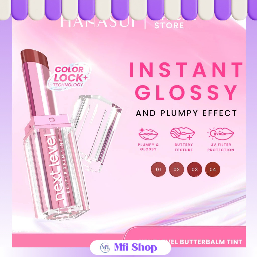 MFI - Hanasui Next Level Butter Balm - Color Butter Balm Tinted Lip Balm