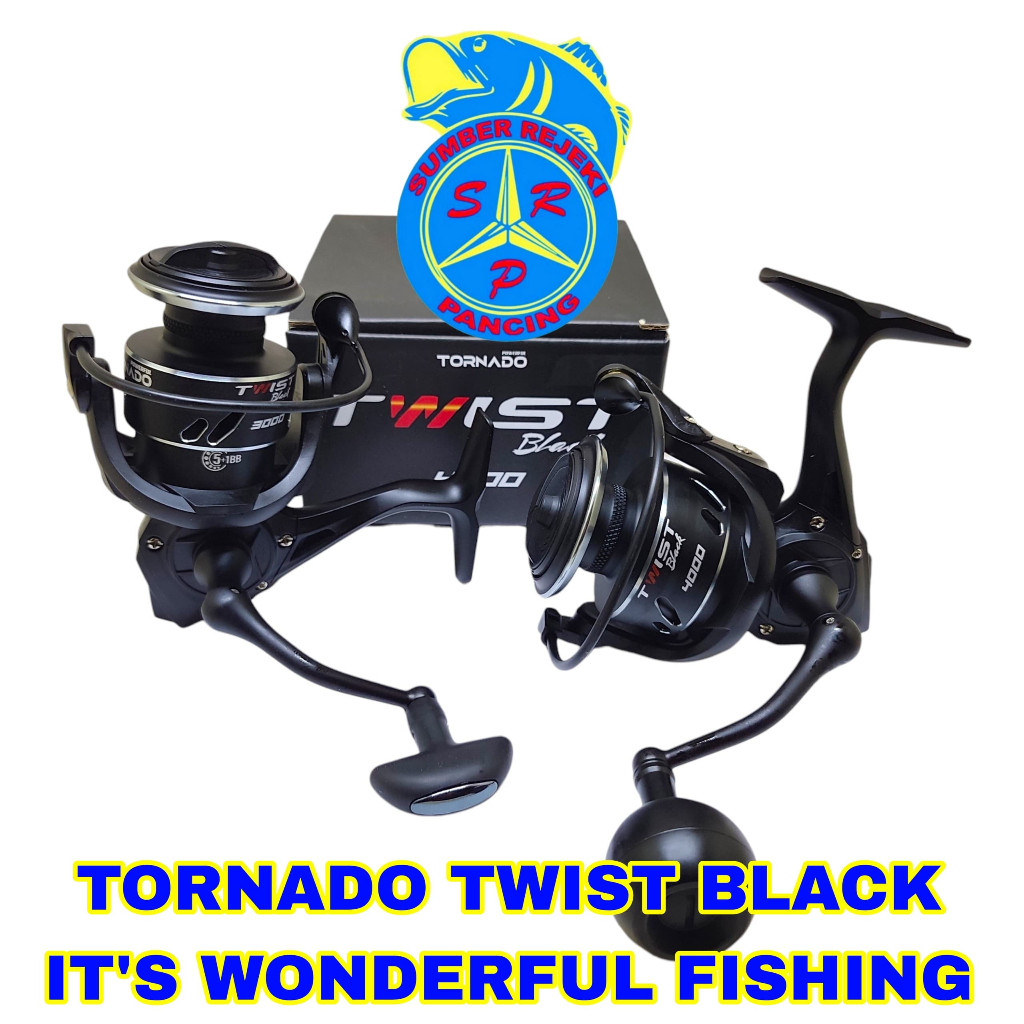 Reel Tornado Twist Black Power Handle