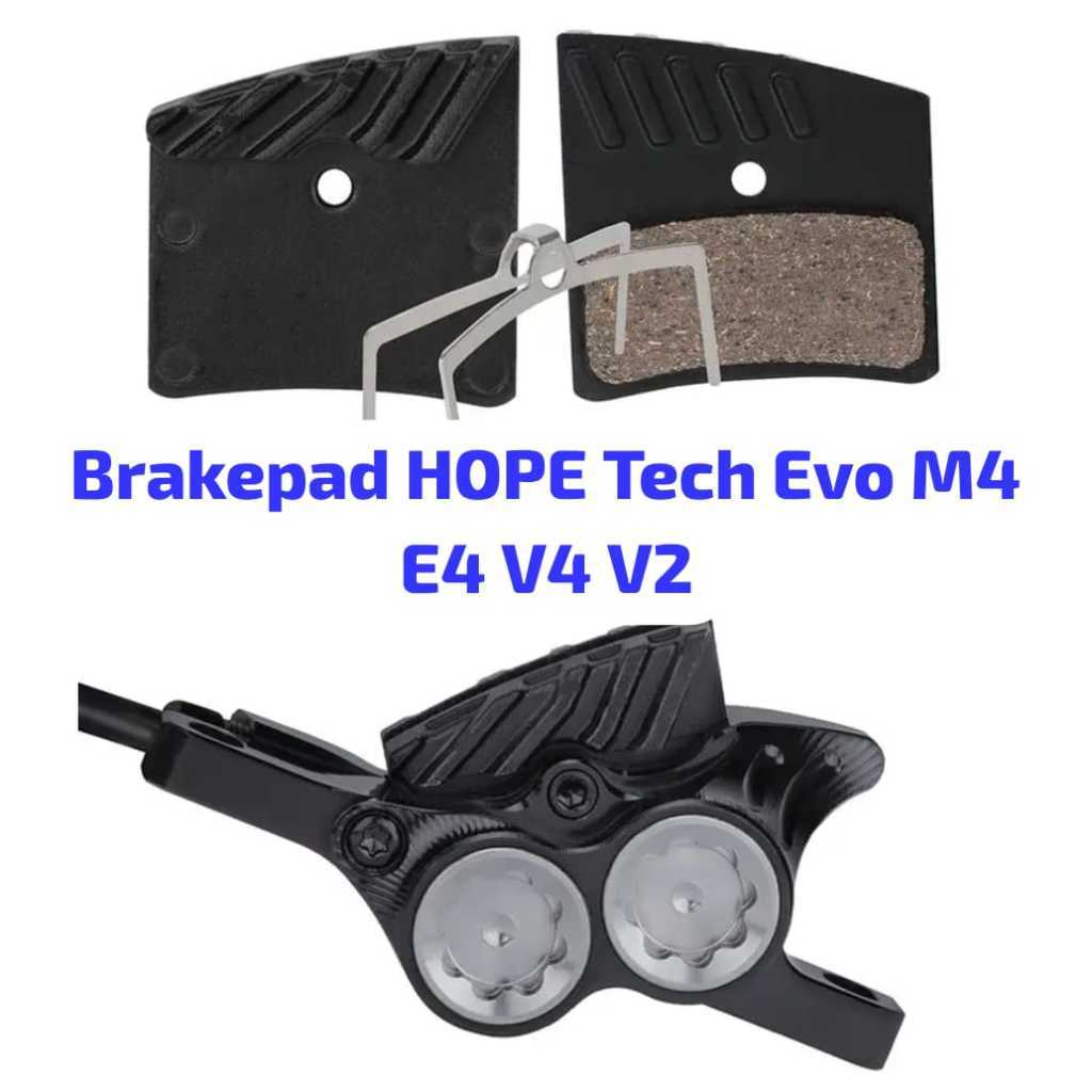 Foto Brakepad Kampas Hope Tech Evo M4 V4 V2 E4 illpro icetech with fin Rem sepeda