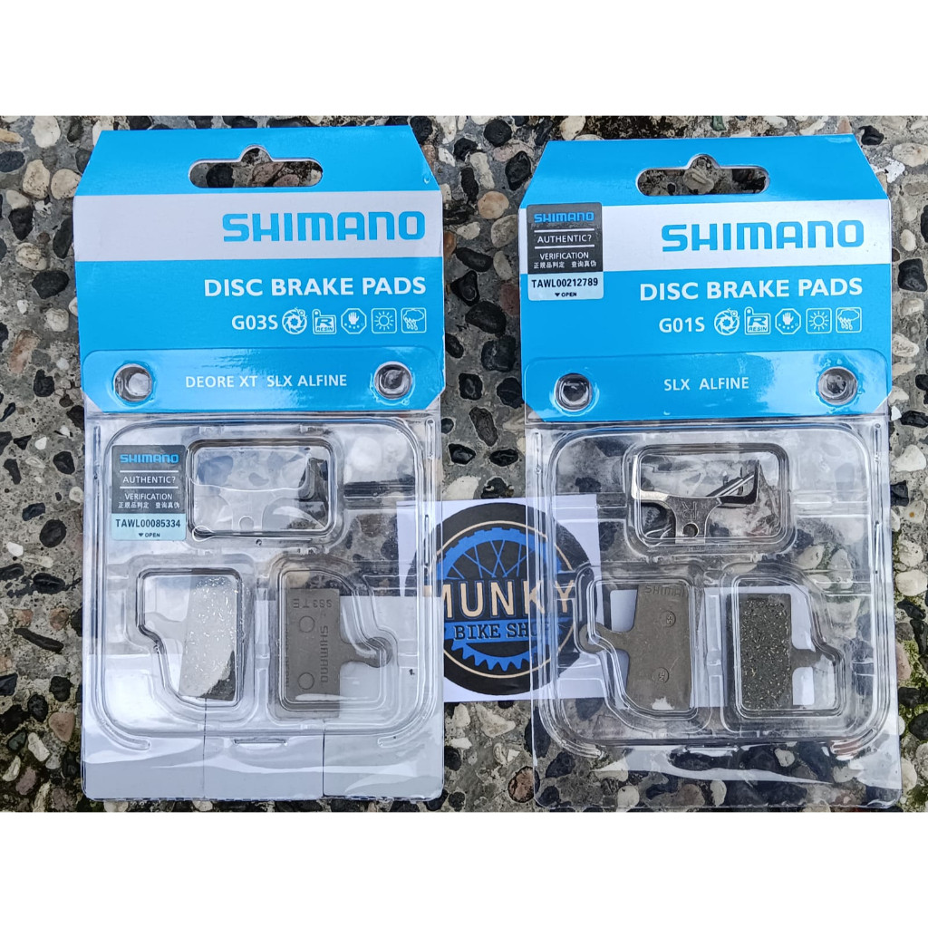 Foto Brakepad Kampas rem Shimano G01S G03S untuk shimano deore slx xt xtr alfine double piston