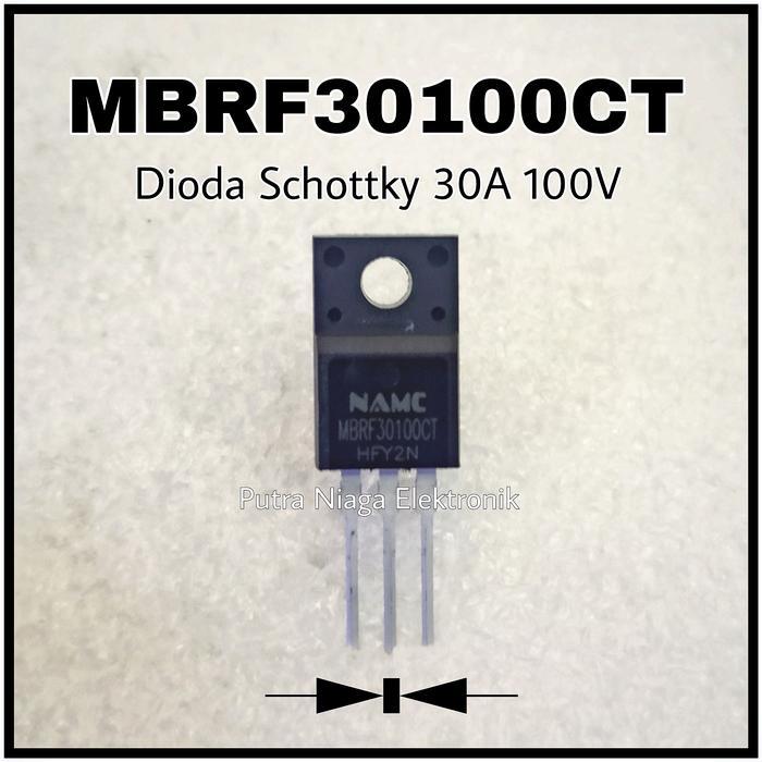 Dioda MBRF30100CT TO-220 /  MBR30100CT Dual Dioda Schottky Diode 30A 100V