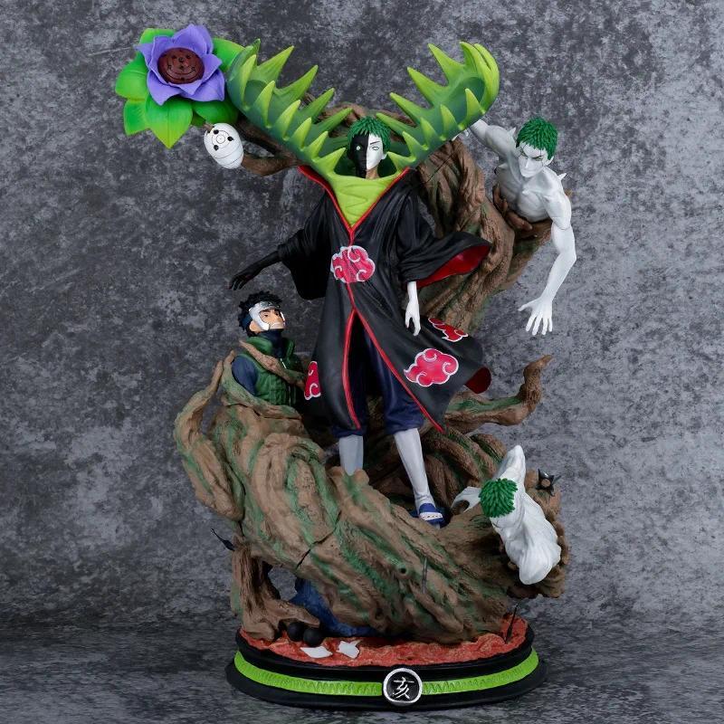 Anime Akatsuki Zetsu Hoshigaki Kisame Kakuzu Hidan Sasori Deidara GK PVC Action Figure Statue Collec