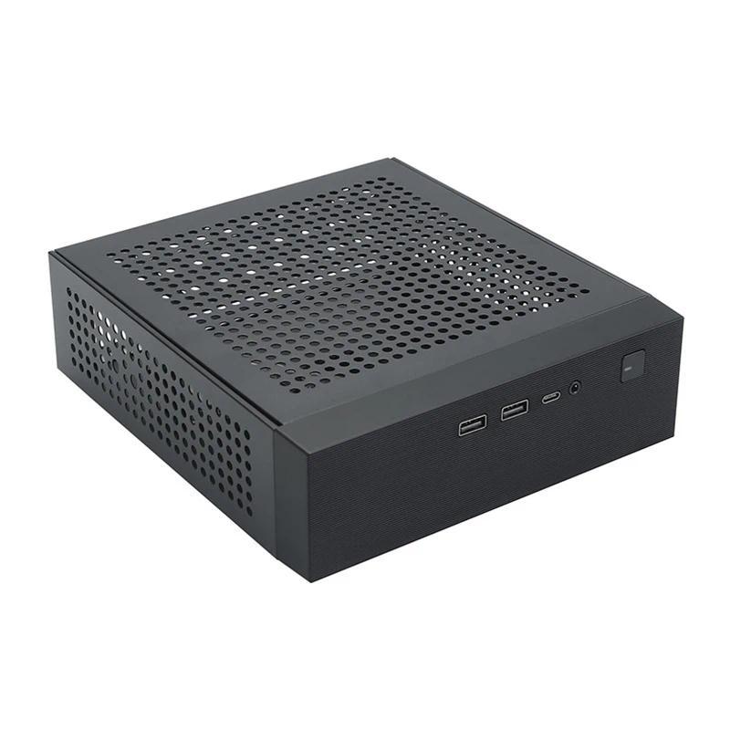 RGEEK M09 ITX Computer Case HTPC Case HTPC Chassis Mini ITX Case Industrial Control ITX Enclosure