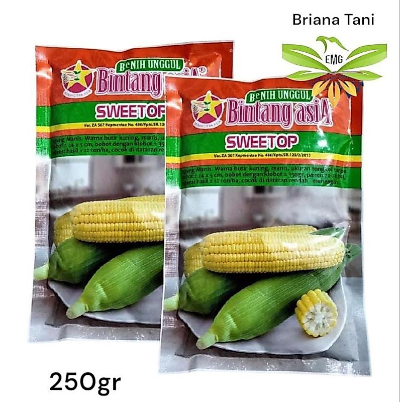 Sweetop (Manise) 250gr Benih Jagung Manis Bintang Asia Exotic Paragon