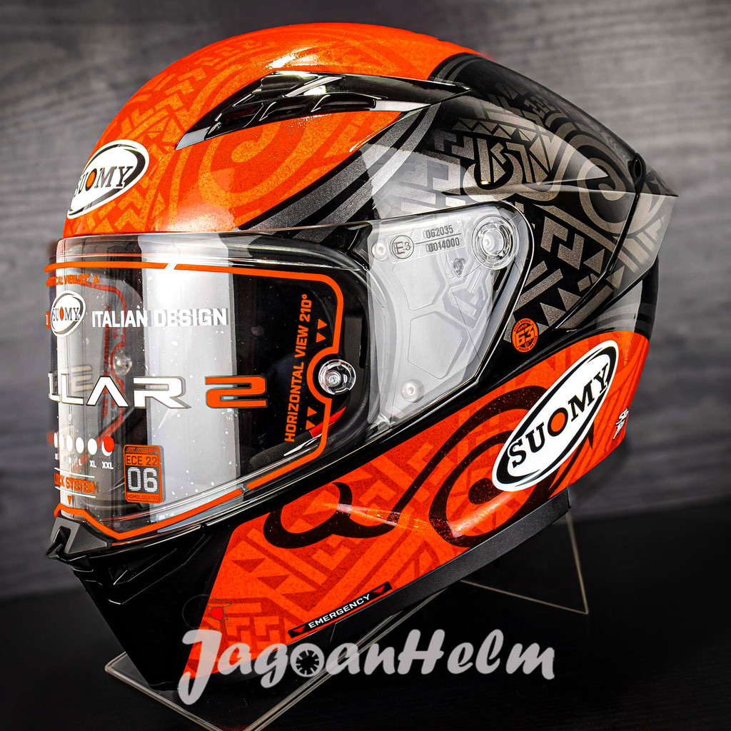 SUOMY HELM STELLAR 2 BAGNAIA 2023 | BLACK RED FLUO | FULL FACE