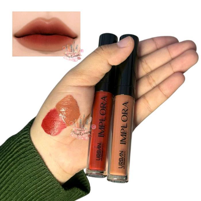 Paket Hemat OMBRELIPS Implora Hazelnude dan Red Gala - Ombre lips - Set Lipstik lipstik ombre 2 1 - 
