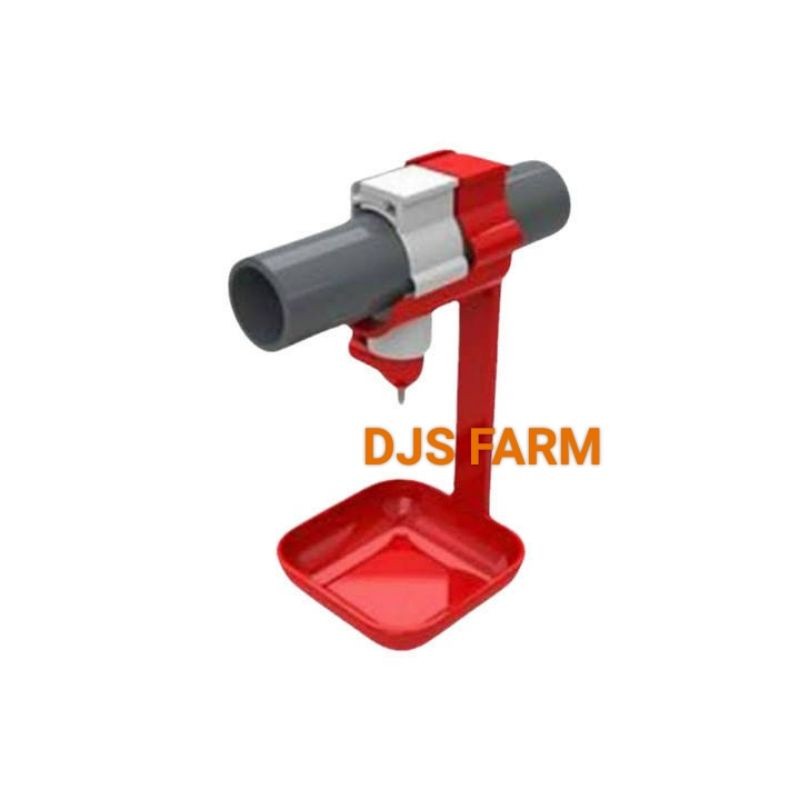(RAEDY STOK) Nipple Drinker 360 Medion Nipel Air Minum Cup Clamp Ayam Broiler Layer Niple Nepel Cup 