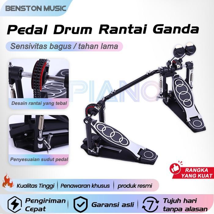 Benston Music Pedal drum ganda/aksesori pedal drum/aksesori drum/pedal drum universal - Pedal drum g