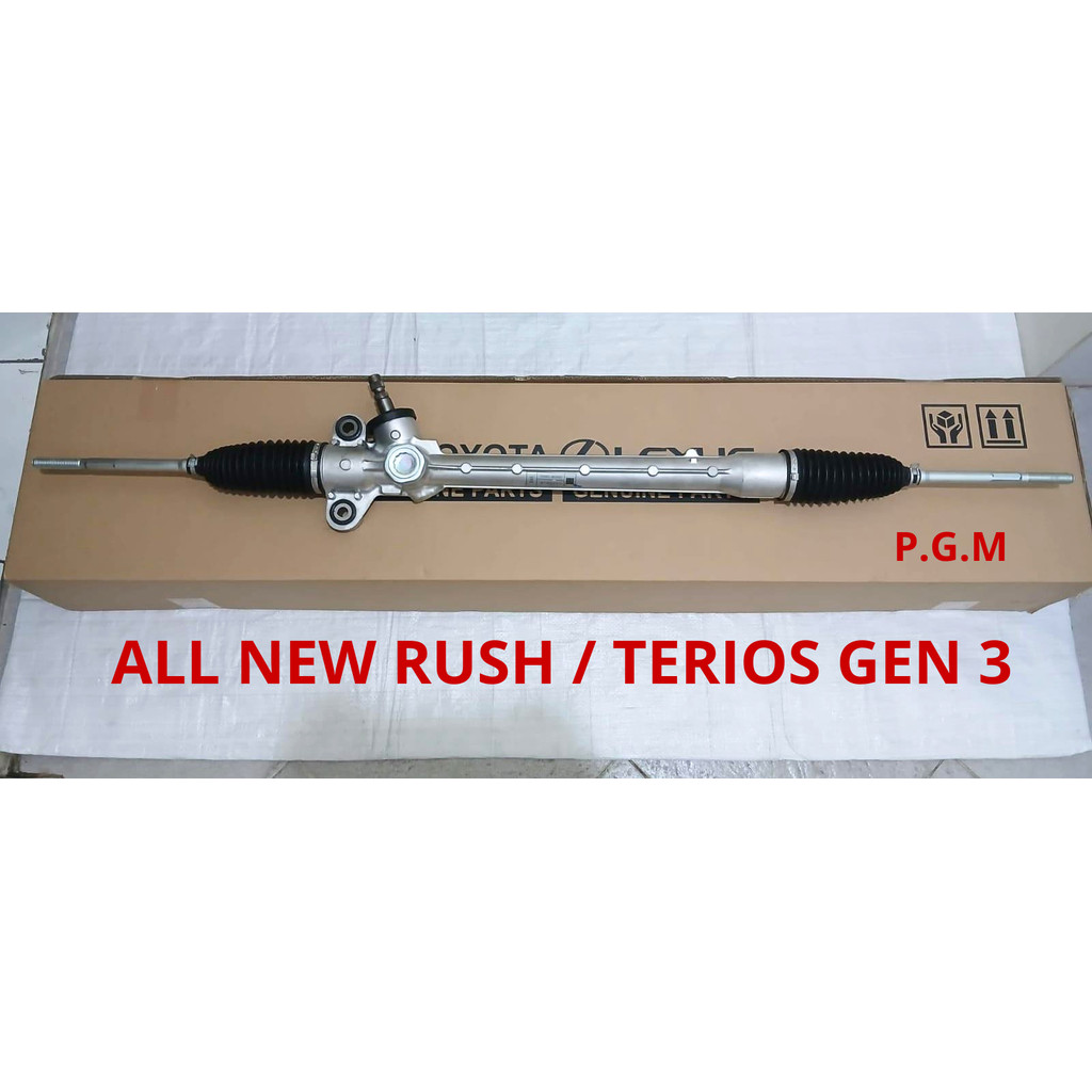 RACK STEERING RACK STEER RAK STIR GEAR GIR ASSY EPS ASLI LELANGAN ALL NEW RUSH / TERIOS 2018 UP GEN 
