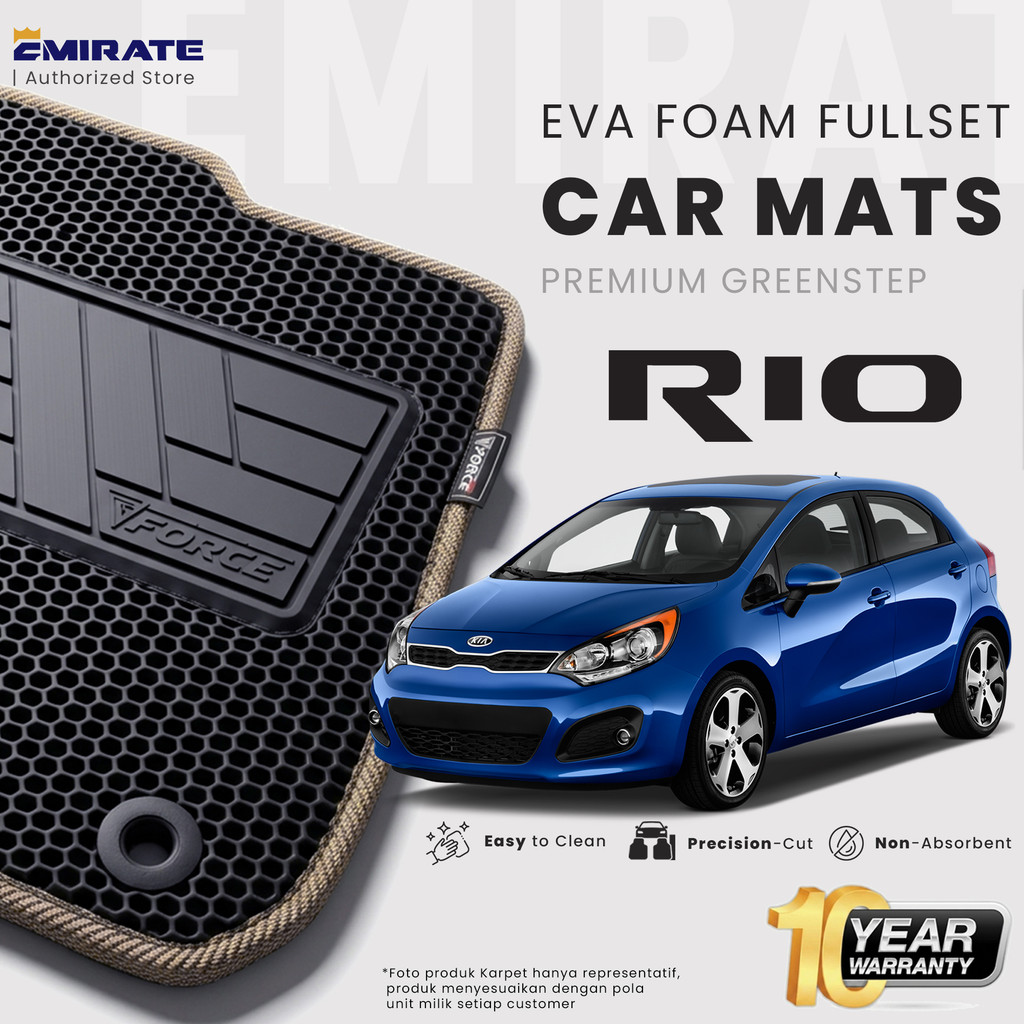Karpet Mobil Kia Rio EVA Force Fullset / Kia Rio Car Mat