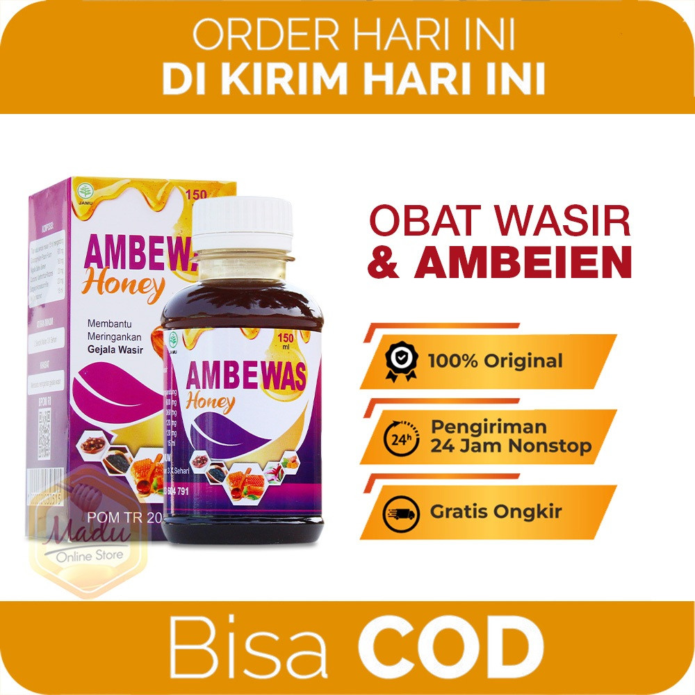 FLAZZZ SALE  PRODUK PALING DI CARI  TERMURAH  AMBEWAS MADU & KAPSULl Obat Ambeien Paling Ampuh Origi