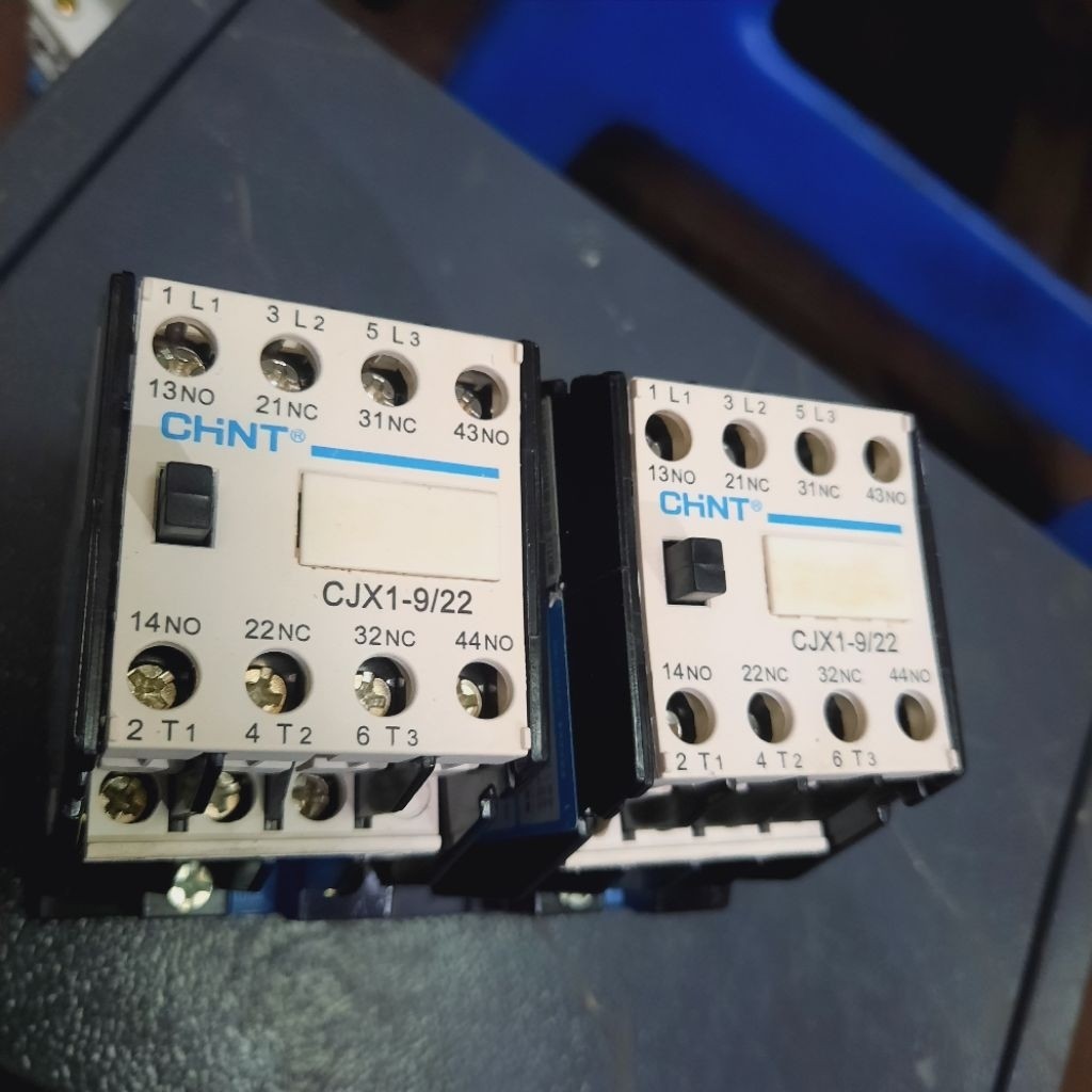 KONTAKTOR CHINT CJX1-9/22 kontaktor chint cjx1-9 22  2no 2nc 3p WBS