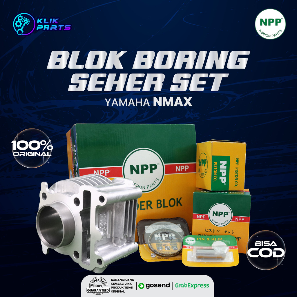 NPP Blok Boring Seher SET NMAX N MAX NPP 2DP Asli & Original