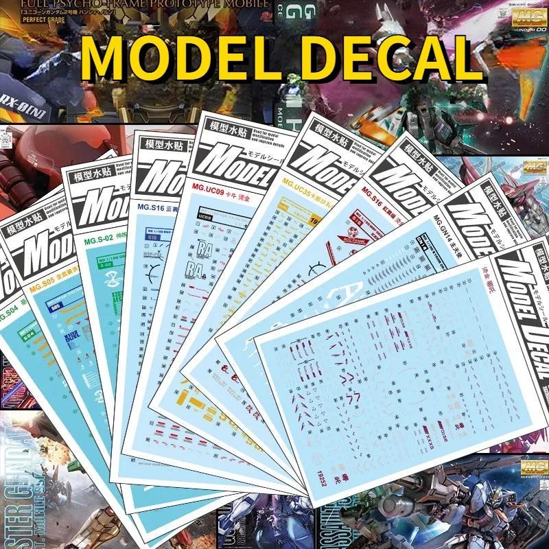 ZhongHuan 19191-19214 Model Decals Water Slide Stickers for RG Astray Uicorn Destiny MG Sazabi PG Ph