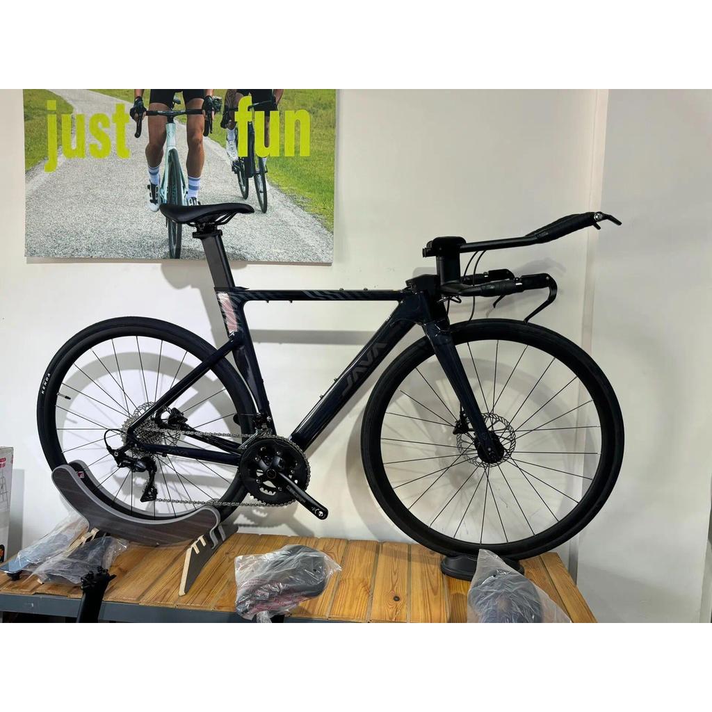 JAVA RIVALE TT Ironman Triathlon Bicycle Electronic Wireless Gear Shift LTWOO ER9 24 Speeds Carbon F