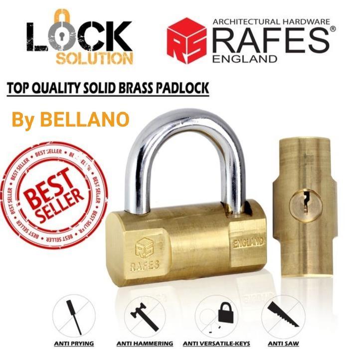 Gembok bulat merk Rafes ukuran 50mm