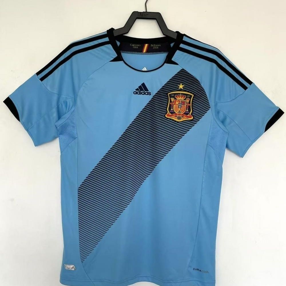 2012 Spanyol tandang baju pendek jersey retro