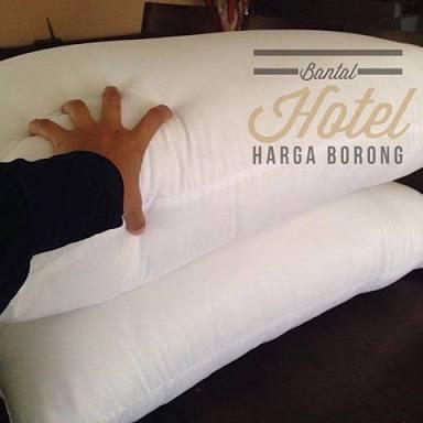bantal cinta hotel murah silicon / silikon , lebih bagus dari dacron - BANTAL CINTA