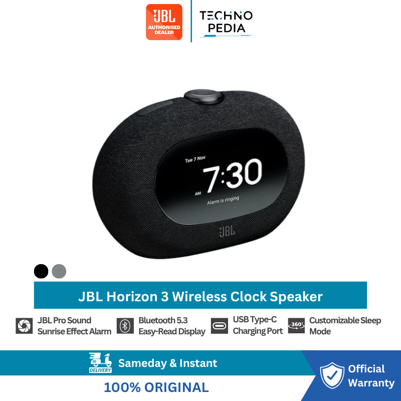 JBL Horizon 3 Clock Bluetooth Speaker with FM Radio