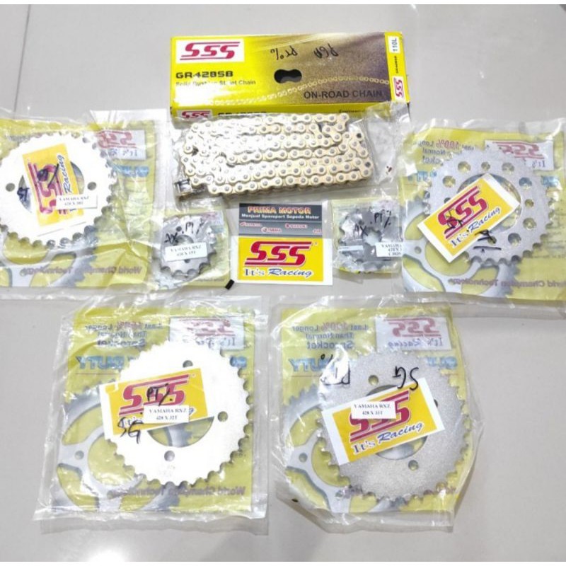 GIR GEAR SET SSS RX KING VEGA JUPITER Z BURHAN F1 F1ZR 428 SSS