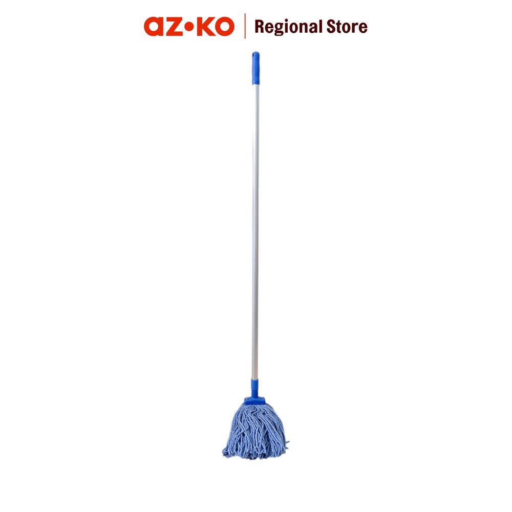AZKO Krisbow Alat Pel Heavy Duty - Biru Floor Mop Pembersih Lantai Pel Lantai Cleaning Mop
