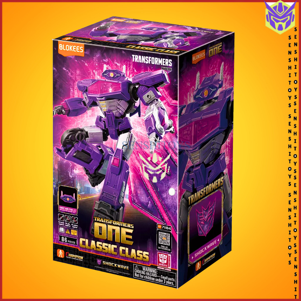 BLOKEES Transformers Classic Class 18 Transformers One Shockwave