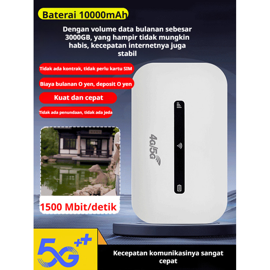 ⚡WIFI Portabel⚡Modem Router WiFi 4G LTE 5G/WiFi Jaringan Nirkabel Portabel/Router Wi-Fi Seluler/Rout