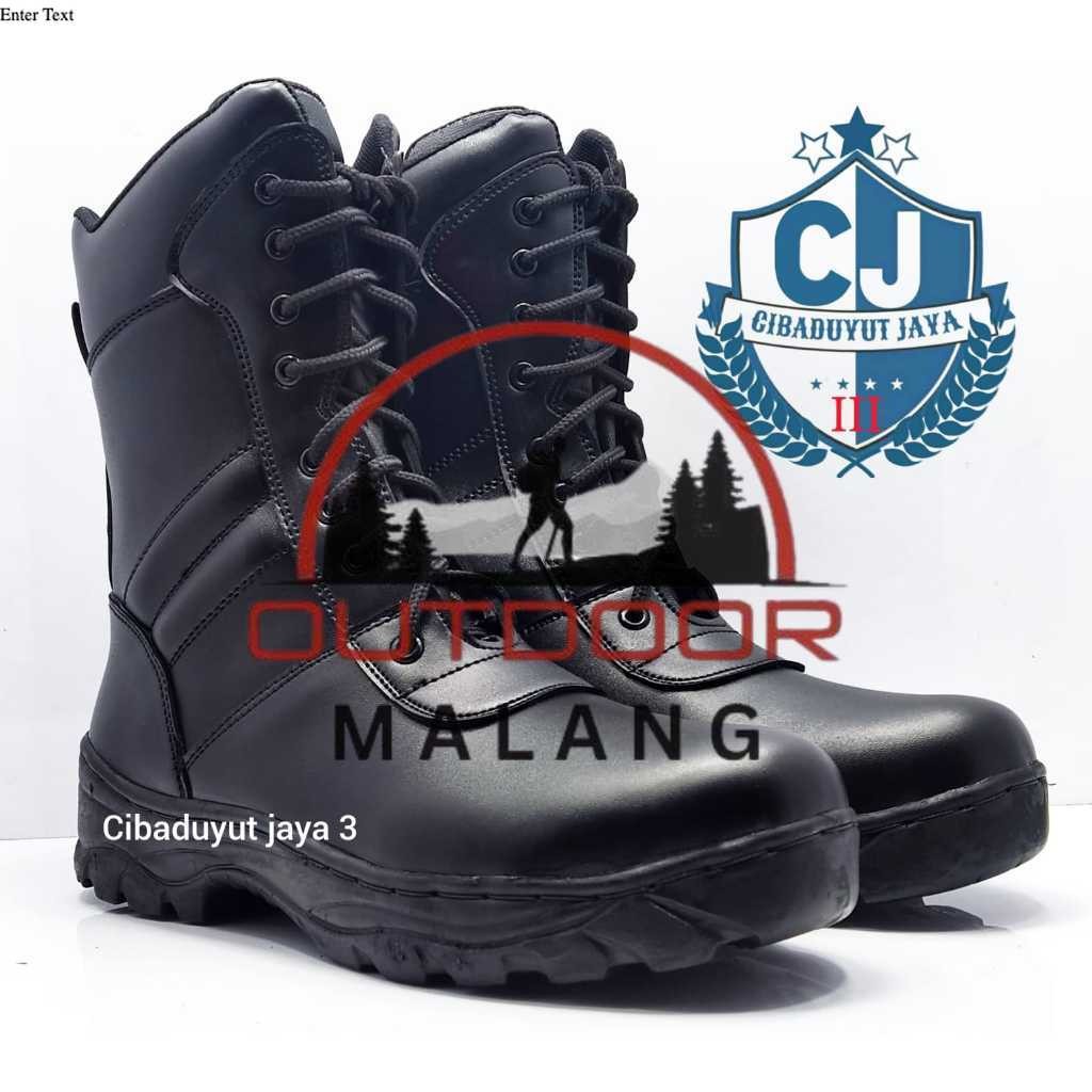 Sepatu PDL pria Sepatu PDL TNI Sepatu PDL TNI AD Sepatu PDL POLRI Sepatu PDL Satpam hitam pria murah