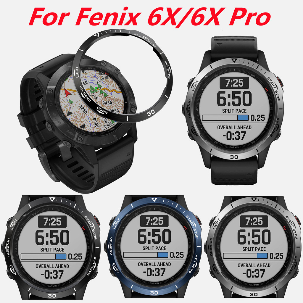Metal Bezel Ring Case For Garmin Enduro Fenix 6X Wat Bezel Styling Frame Case Cover Protection For G