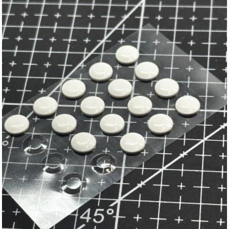 Westlab White Dots Universal Mouse Feet / Mouse Skate PTFE (Hybrid)