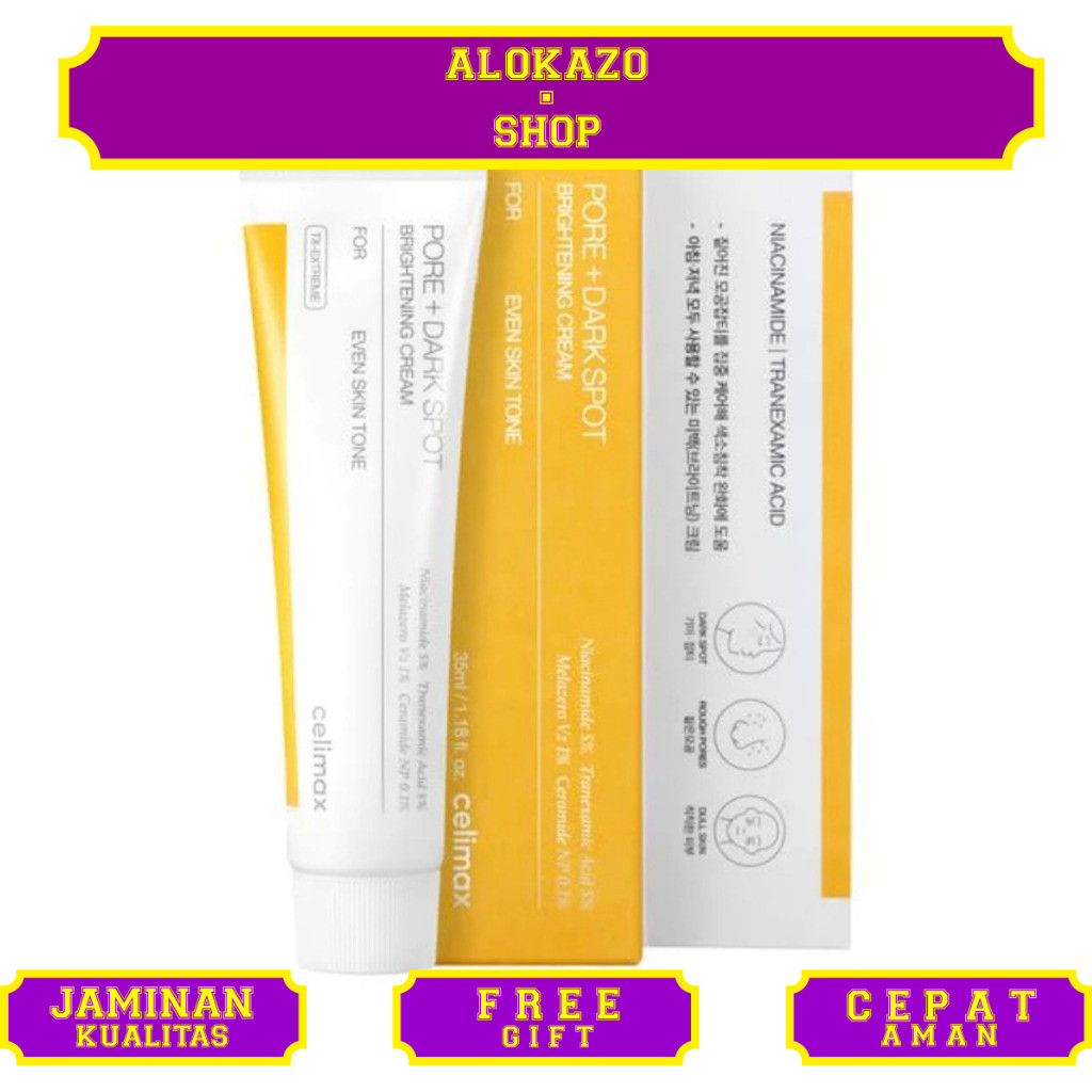 CELIMAX Pore + Dark Spot Brightening Cream (35ml) / Celimax Dark Spot Cream / Celimax Cream / Dark S