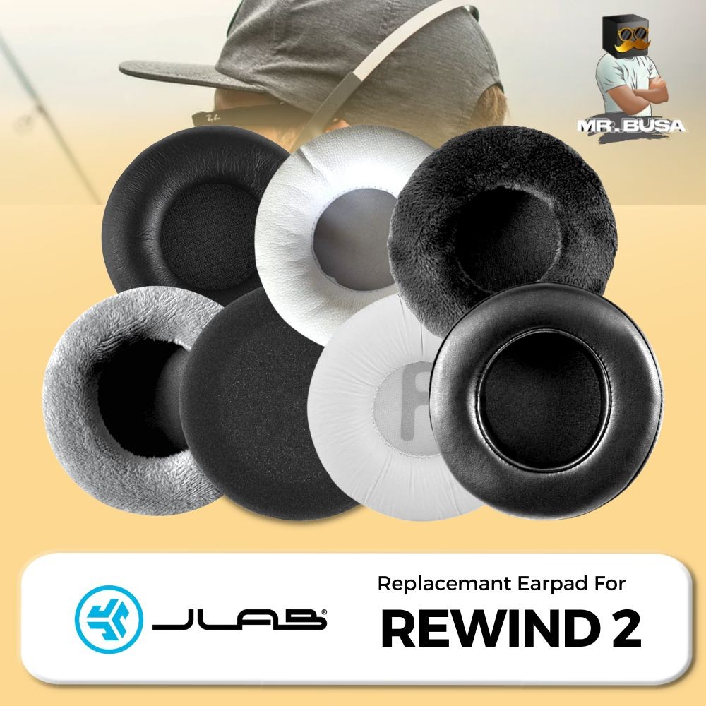 Ear Cushion Premium Edition Jlab Rewind 2 Rewind-2 Rewind2  Earpad Earcup Busa Foam