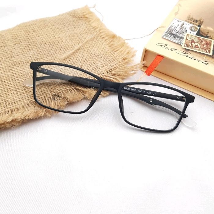 KACAMATA PRIA WANITA 8023 TR / LENTUR . UNTUK OLAHRAGA FUTSAL / YANG SUKA LICIN KACAMATA INI ANTI ME