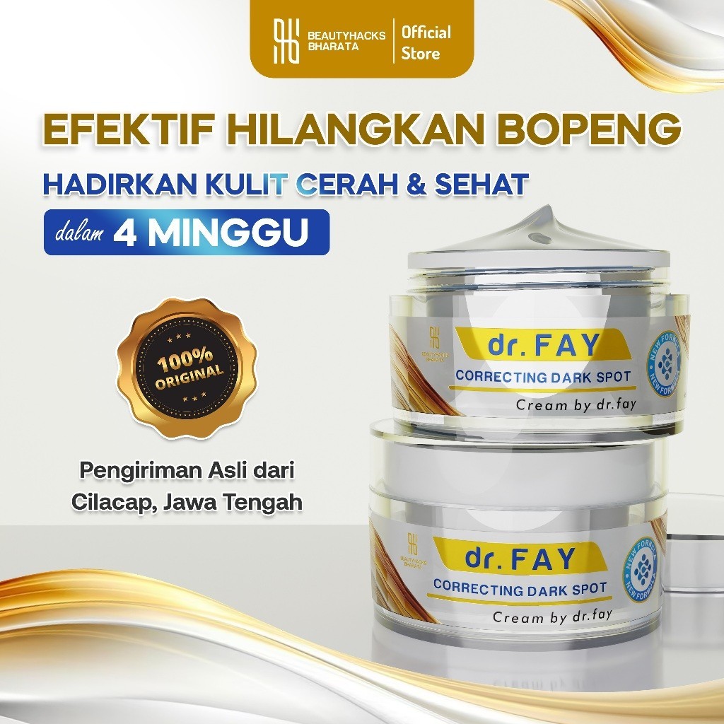 Cream Dr FAY Original Penghilang Bopeng Pria Wanita Aman BPOM ORIGINAL QUALITY BPOM