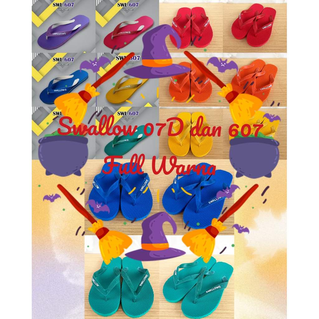 Sandal Jepit Karet Legend Universal Swallow Sandal Karet Jepit Pria Wanita Sandal Cowok Cewek Jepit 