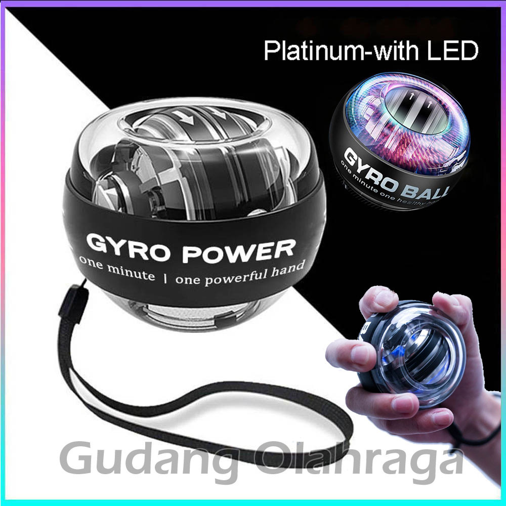 KlikSport NEW Power Wrist Ball Alat Latihan Tangan Wrist Ball Gyro Spinner Exercise - OUT180