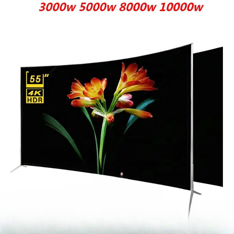 Customized Advanced Hot Sale Frameless 4K UHD LED TV Curved Screen 55 Inch Smart Television TV