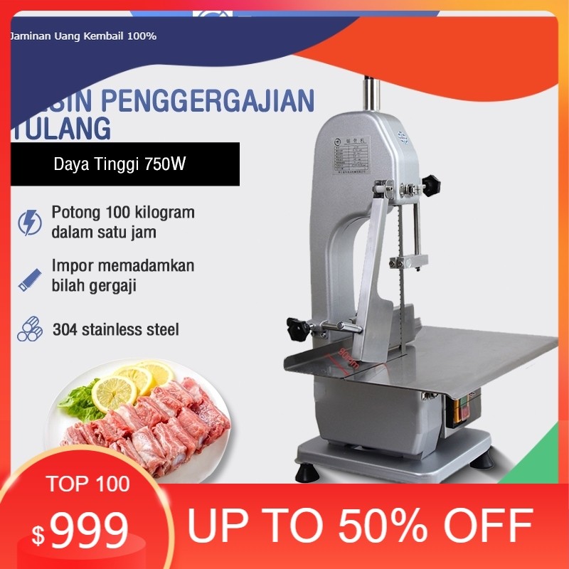 Elementmax Mesin Bone Saw TZF-130 Tulang Sapi Dan Tulang Babi Bone Saw Machine Matrix Mesin Pemotong