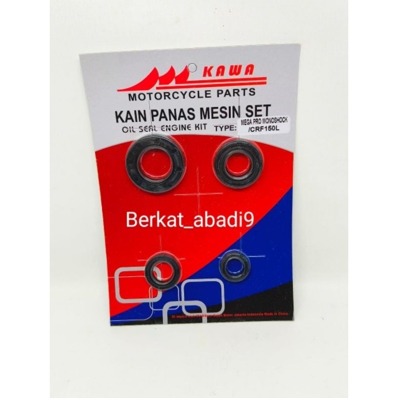 Megapro New Mono / CRF Seal Sil Set Mesin Komplit Megapro New 2010 Mono Crf