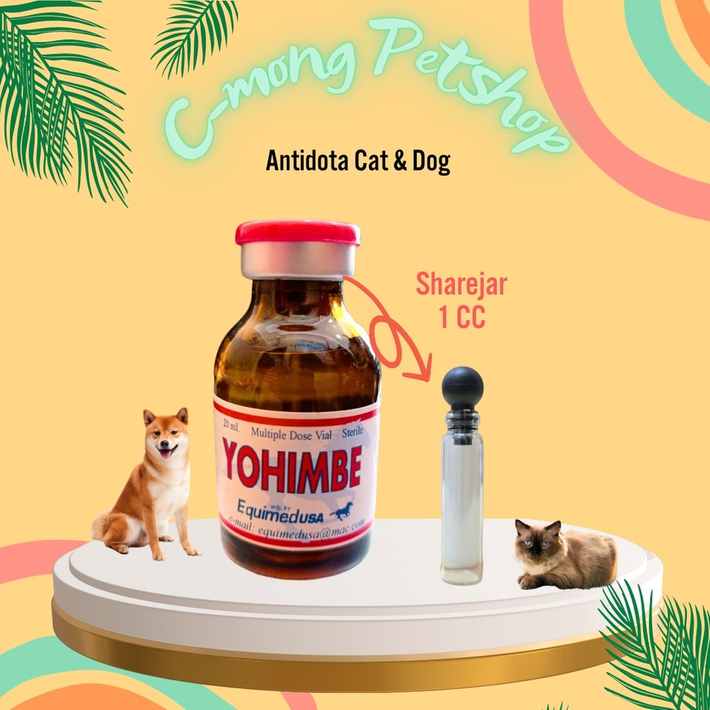 YOHIMBE Share Jar 1 CC (ECER) Antidota Kucing Anjing