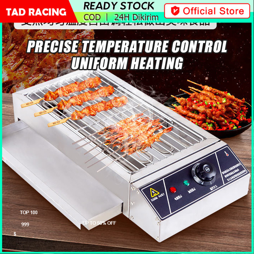 Pemanggang Listrik BBQ Grill Besar Panggangan Daging / Kompor Panggang Listrik Alat Panggangan Peman